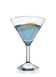 blue cosmopolitan drink