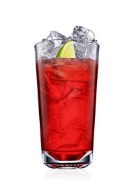 malibu and cranberry cocktail